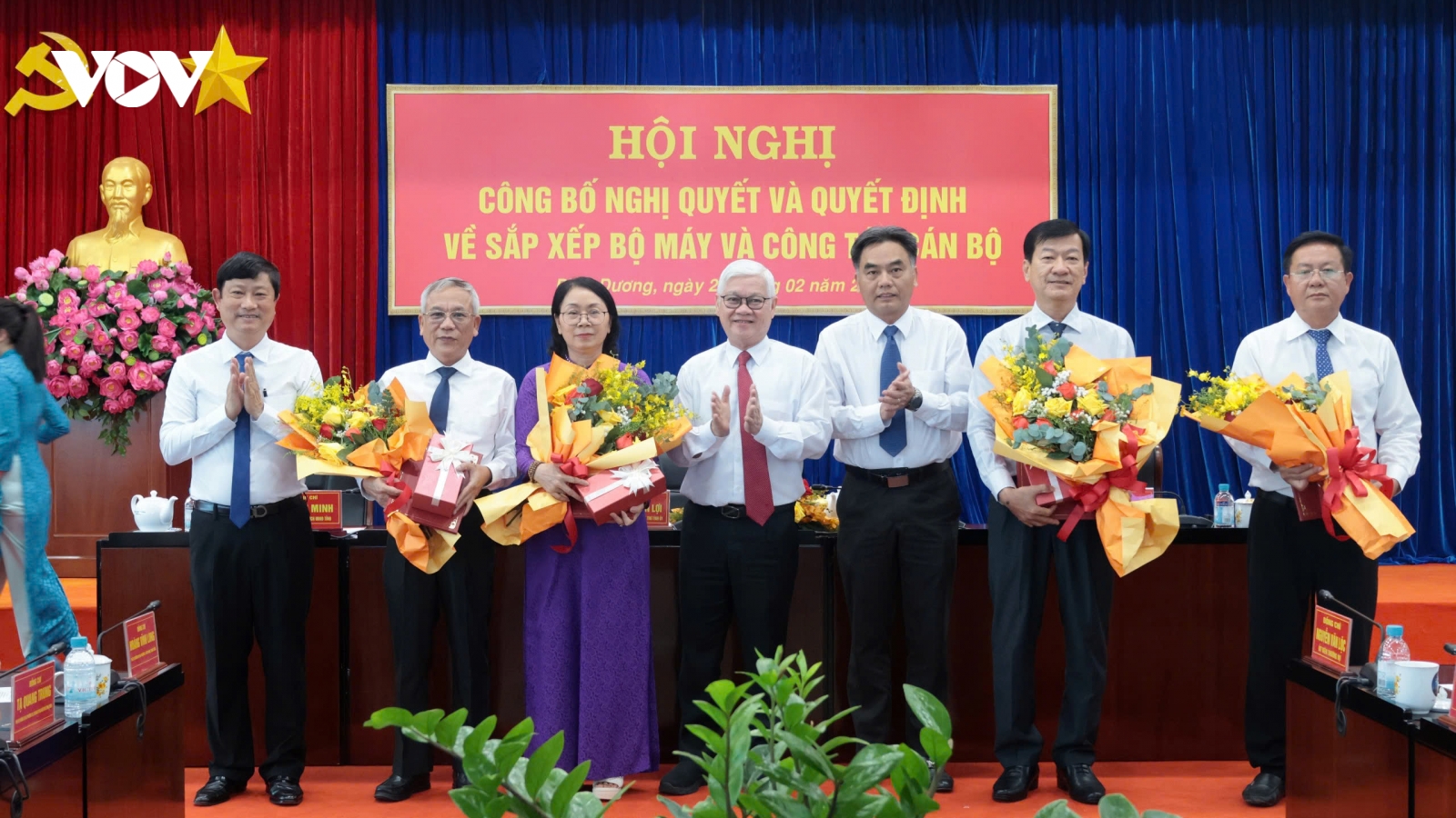 Bình Dương công bố việc sắp xếp bộ máy và bổ nhiệm lãnh đạo các sở mới