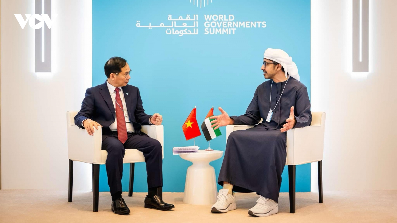 Phó Thủ tướng Bùi Thanh Sơn gặp các Nhà Lãnh đạo UAE