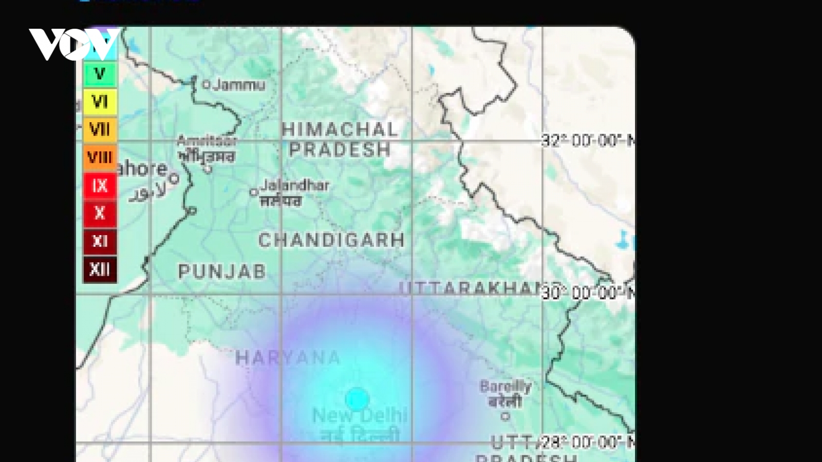 Thủ đô New Delhi, Ấn Độ rung chuyển vì động đất