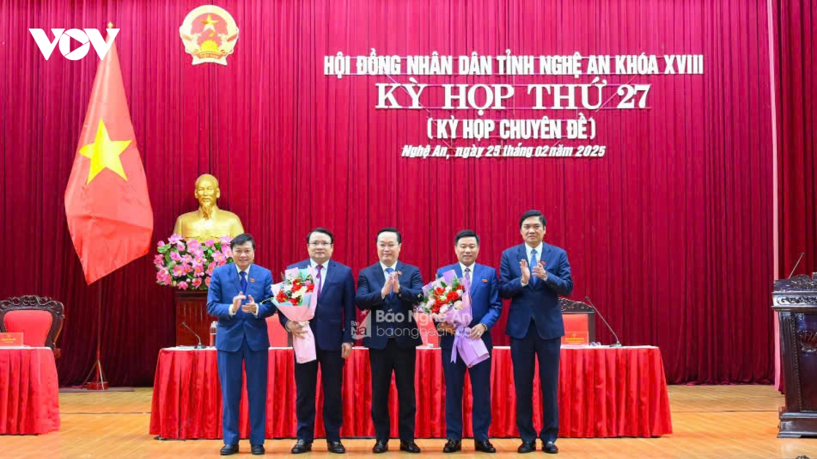 Nghệ An bầu bổ sung 2 Phó Chủ tịch UBND tỉnh