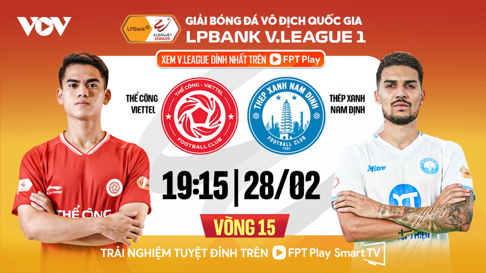 Lịch thi đấu bóng đá Việt Nam hôm nay 28/2: Cuộc chiến vì ngôi đầu