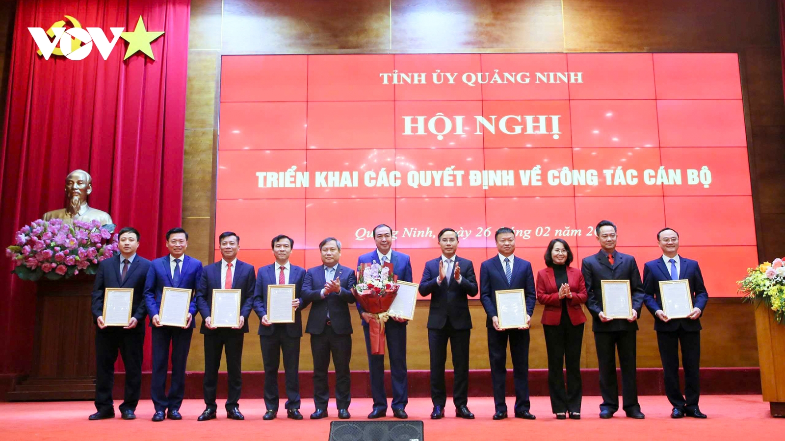 Quảng Ninh công bố loạt quyết định về công tác cán bộ thuộc UBND tỉnh