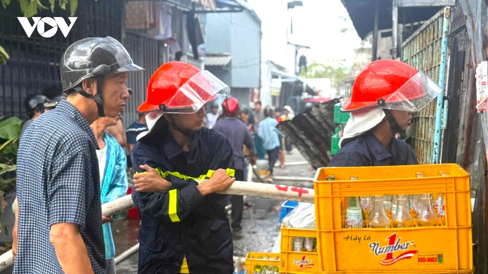 Hỏa hoạn làm thiệt hại 5 căn nhà ở Năm Căn, Cà Mau