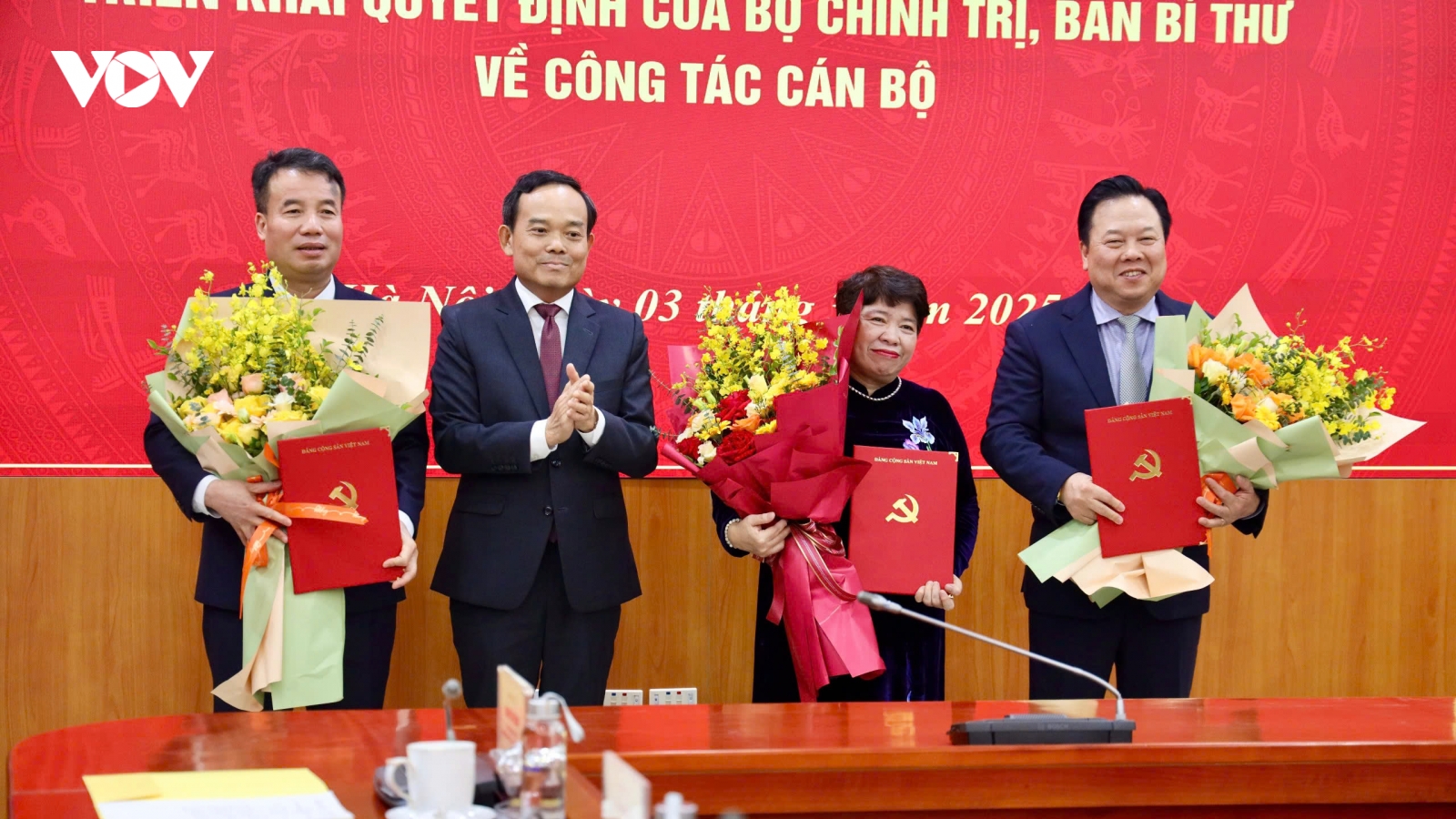 Điều động, bổ nhiệm 3 Phó Trưởng Ban Chính sách, chiến lược Trung ương