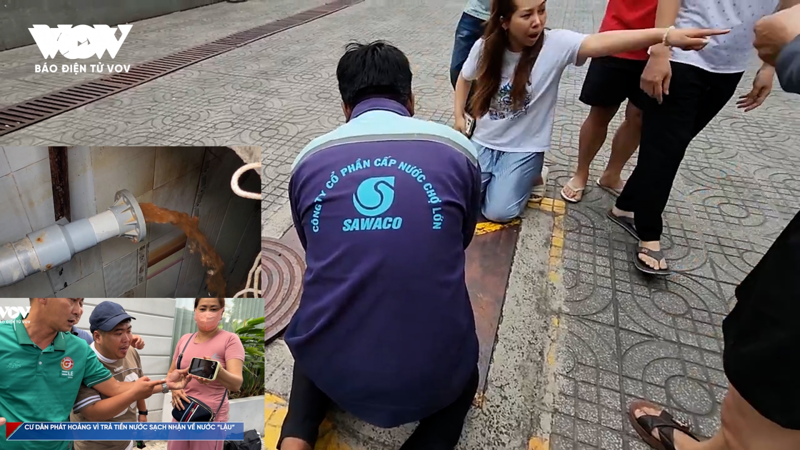 Hàng trăm cư dân phát hoảng vì trả tiền mua nước sạch bị dùng nước "lậu"