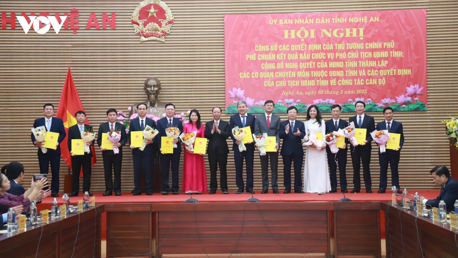 7 sở mới thành lập của Nghệ An có 35 phó giám đốc