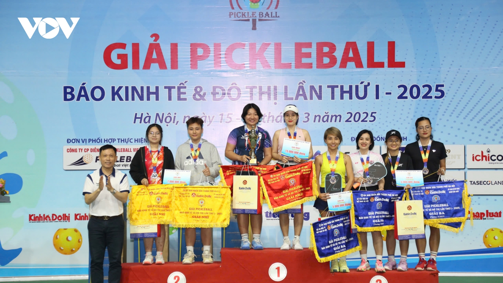 Giải “Pickleball Báo Kinh tế & Đô thị lần thứ I - 2025” thành công tốt đẹp