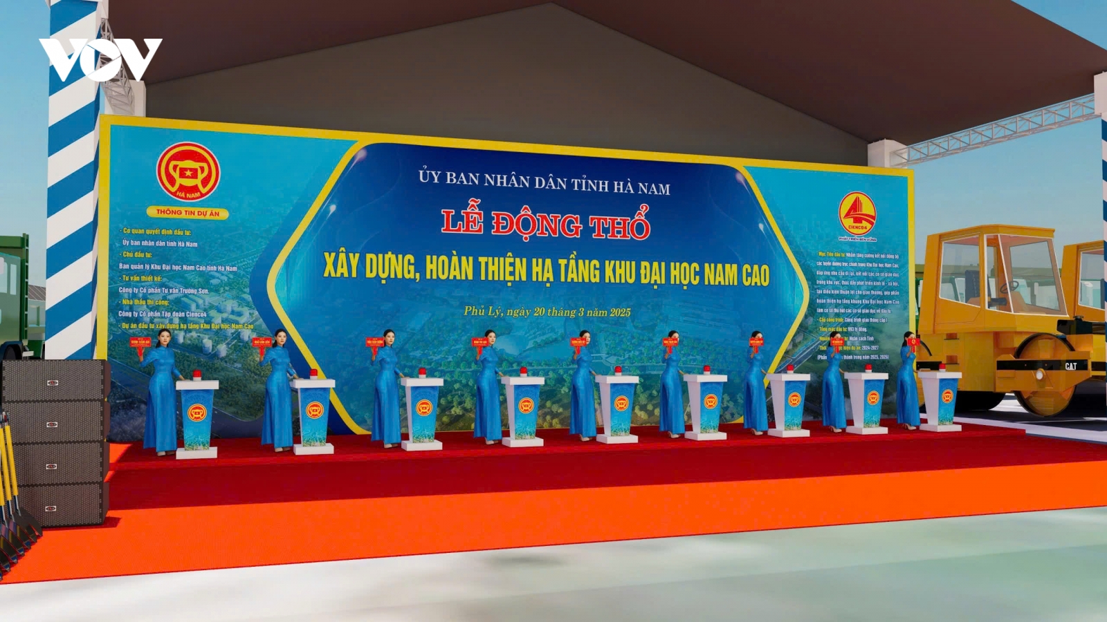 CIENCO4 thi công tuyến đường Đại học Nam Cao ở Hà Nam hơn 430 tỷ đồng