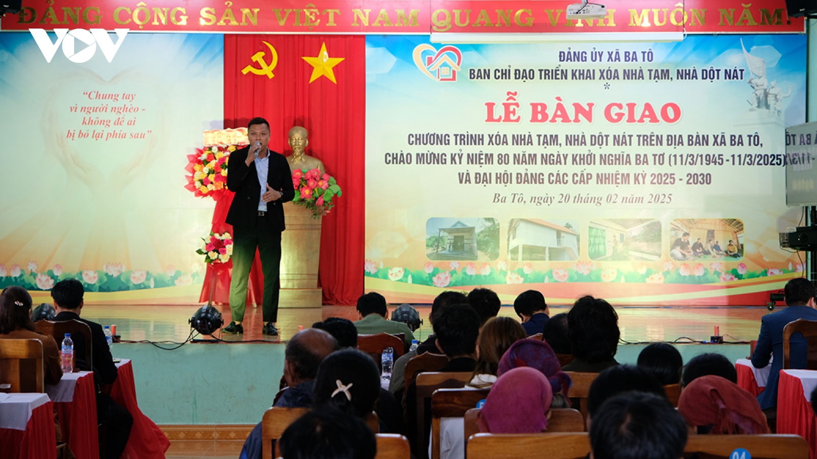 Huyện đầu tiên ở Quảng Ngãi hoàn thành xóa nhà tạm, nhà dột nát