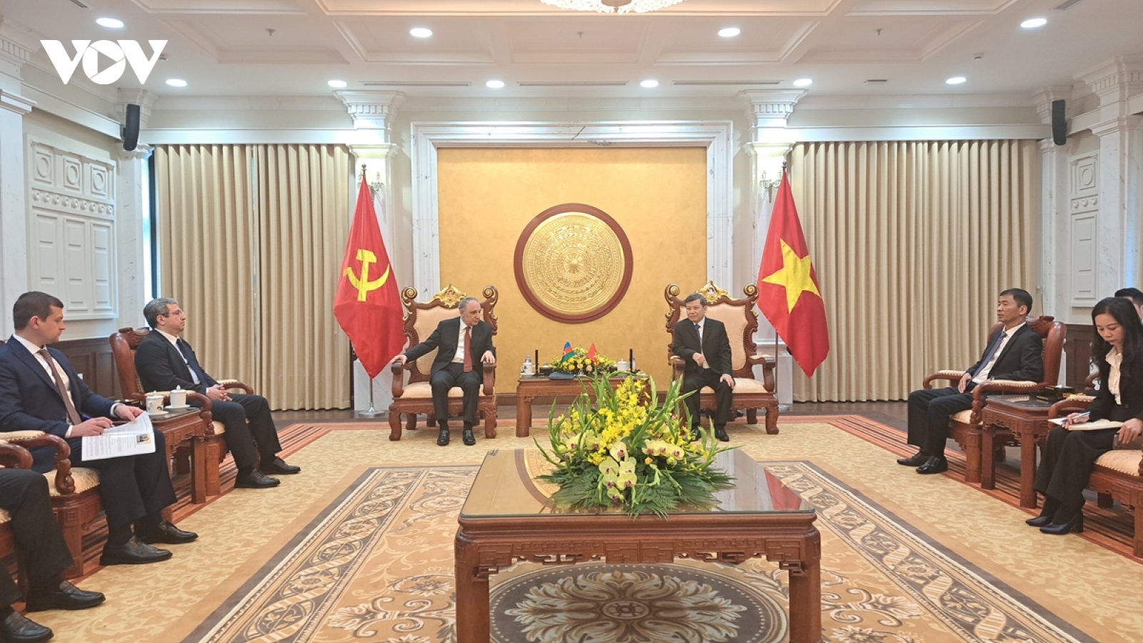 Chánh án TAND tối cao Lê Minh Trí tiếp Viện trưởng Viện Kiểm sát tối cao Azerbaijan