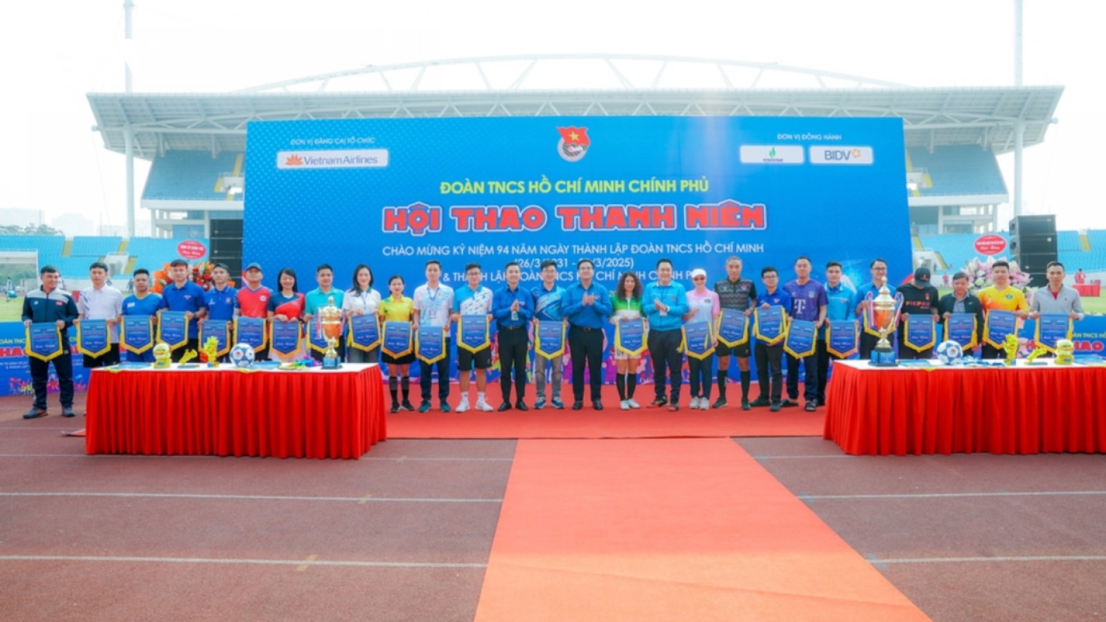 Hội thao Đoàn Thanh niên Chính phủ năm 2025 thu hút hơn 1.000 VĐV tham dự