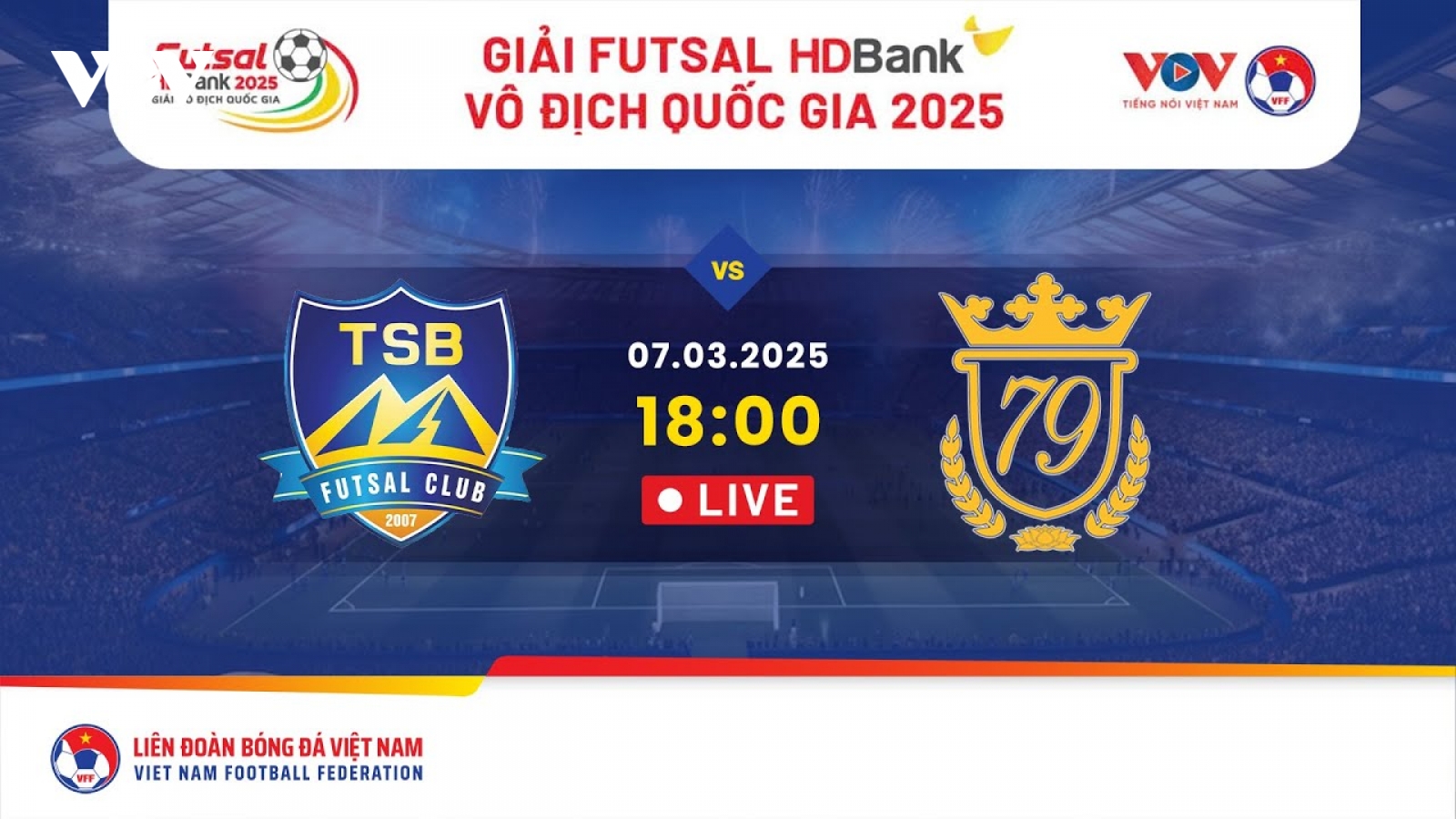 Trực tiếp Thái Sơn Bắc vs Luxury Hạ Long Giải Futsal HDBank VĐQG 2025