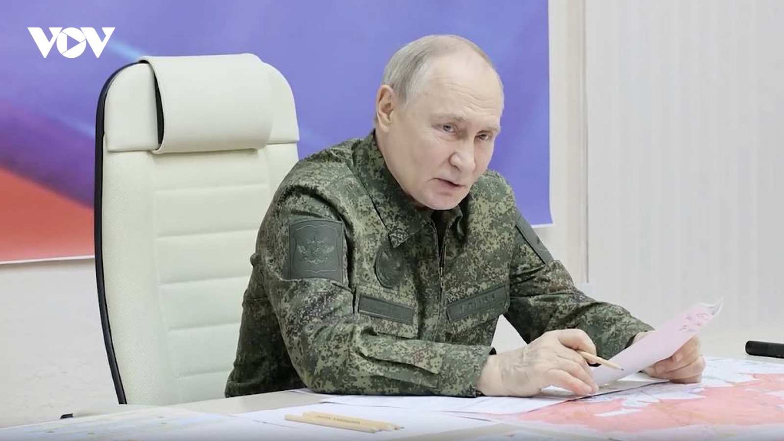 Ông Putin thăm mặt trận Kursk, ra lệnh nhanh chóng đánh bại quân Ukraine