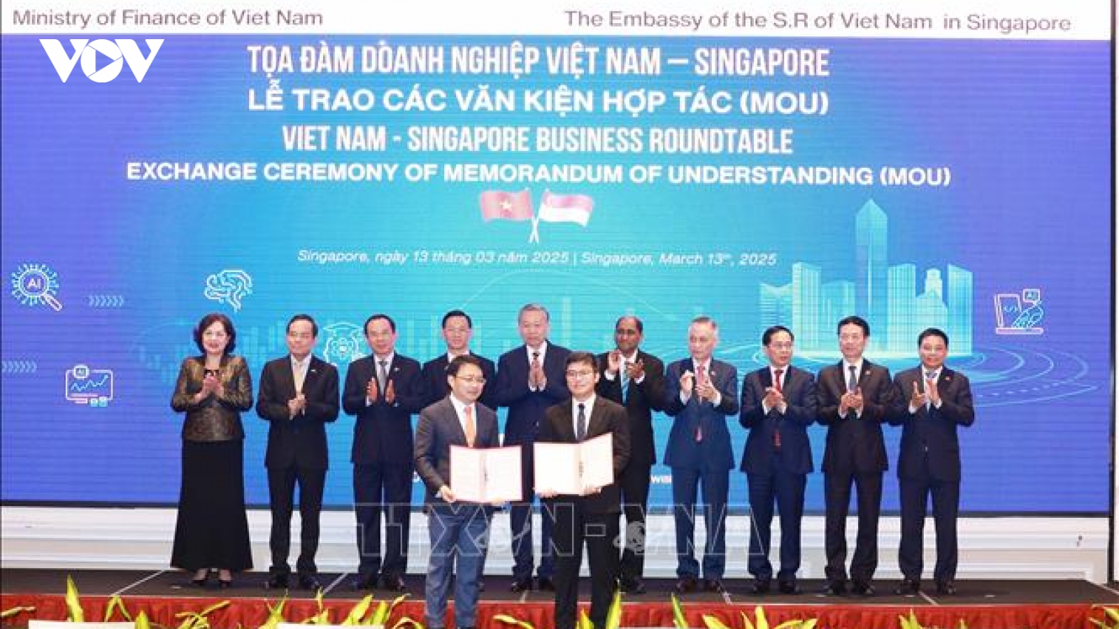 Tổng Bí thư Tô Lâm dự tọa đàm doanh nghiệp Việt Nam - Singapore