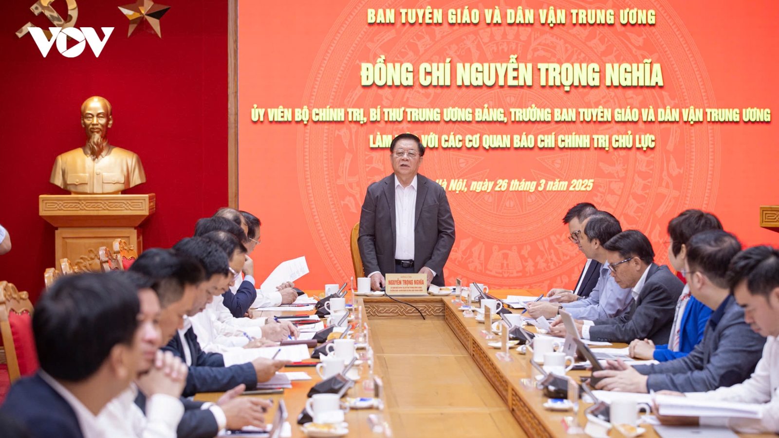 Ông Nguyễn Trọng Nghĩa đề nghị các cơ quan báo chí chủ lực quyết liệt tinh gọn