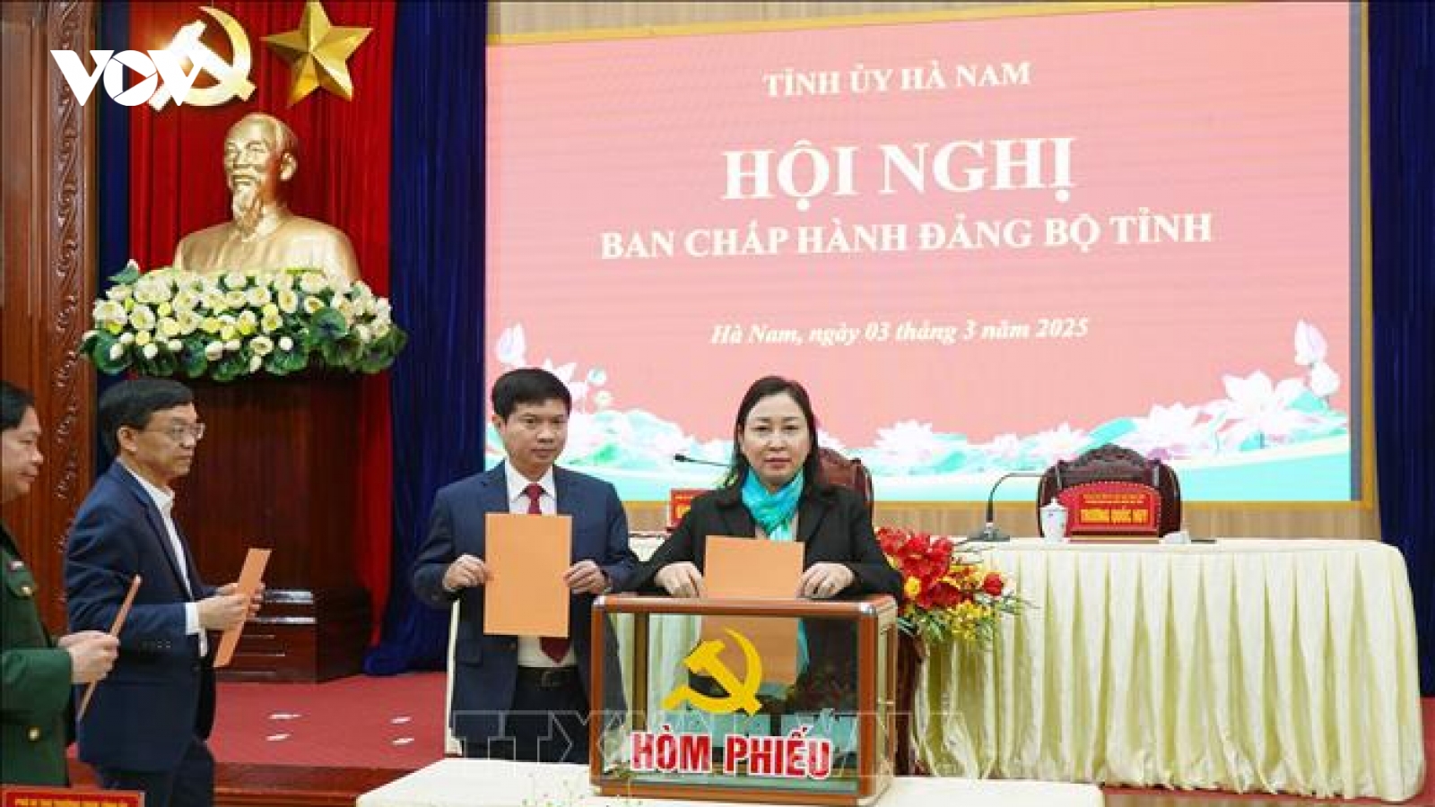 Ông Trương Quốc Huy được bầu giữ chức Bí thư Tỉnh ủy Hà Nam