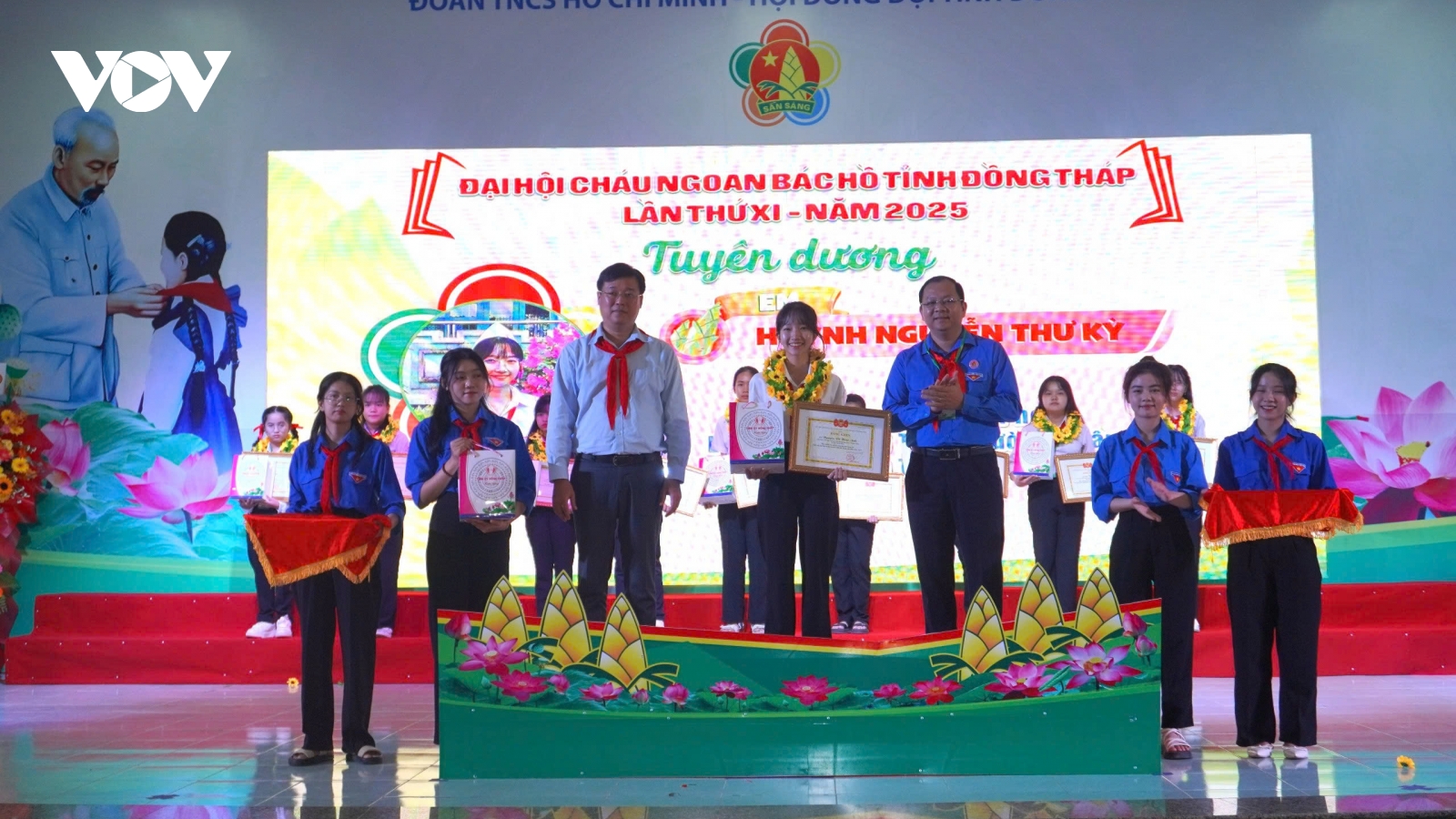 Đồng Tháp tuyên dương đội viên xuất sắc trong thi đua làm theo 5 điều Bác Hồ dạy