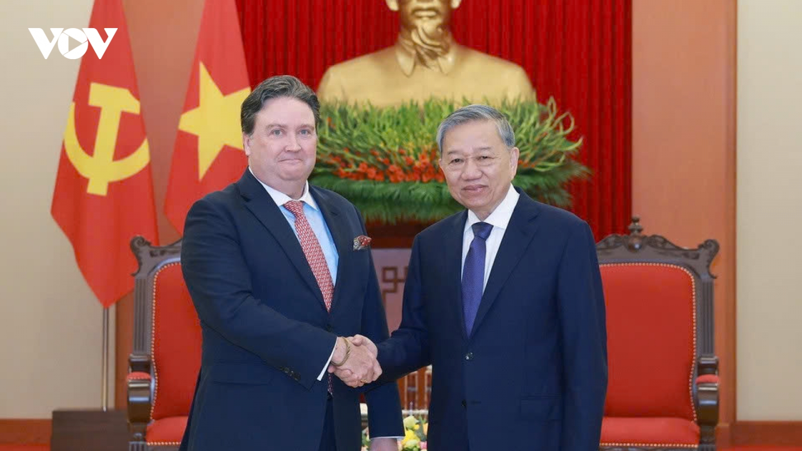 Tổng Bí thư Tô Lâm tiếp Đại sứ Hoa Kỳ Marc Knapper