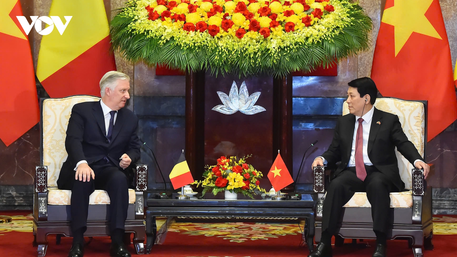 Chủ tịch nước Lương Cường và Nhà vua Bỉ Philippe hội kiến