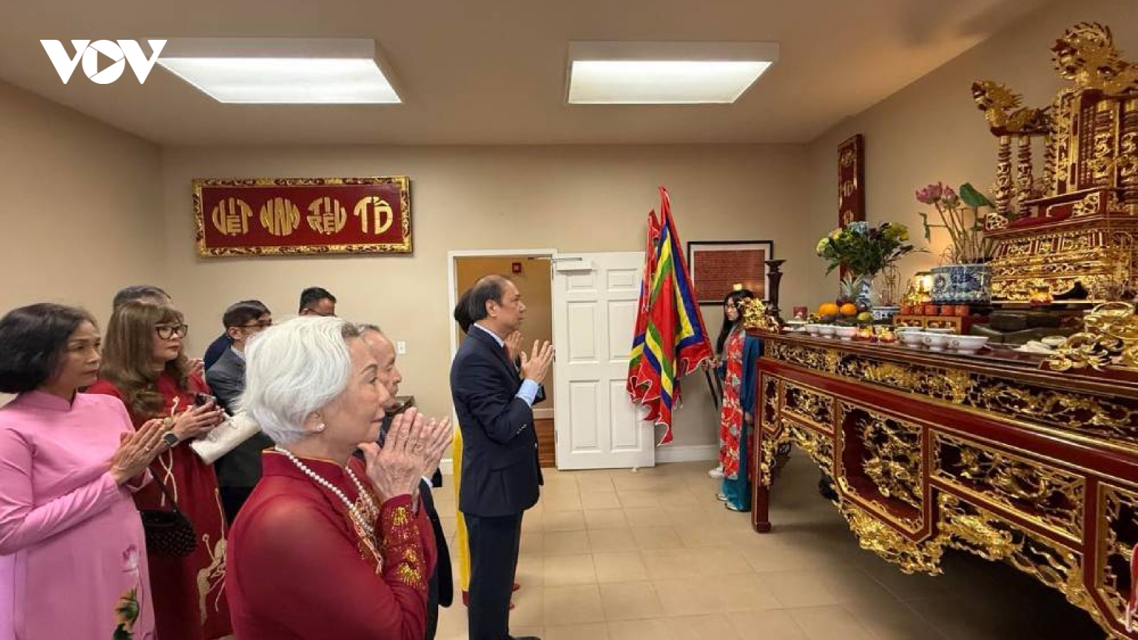 Không khí trang trọng trong lễ Giỗ Tổ Hùng Vương tại thủ đô Washington, Mỹ