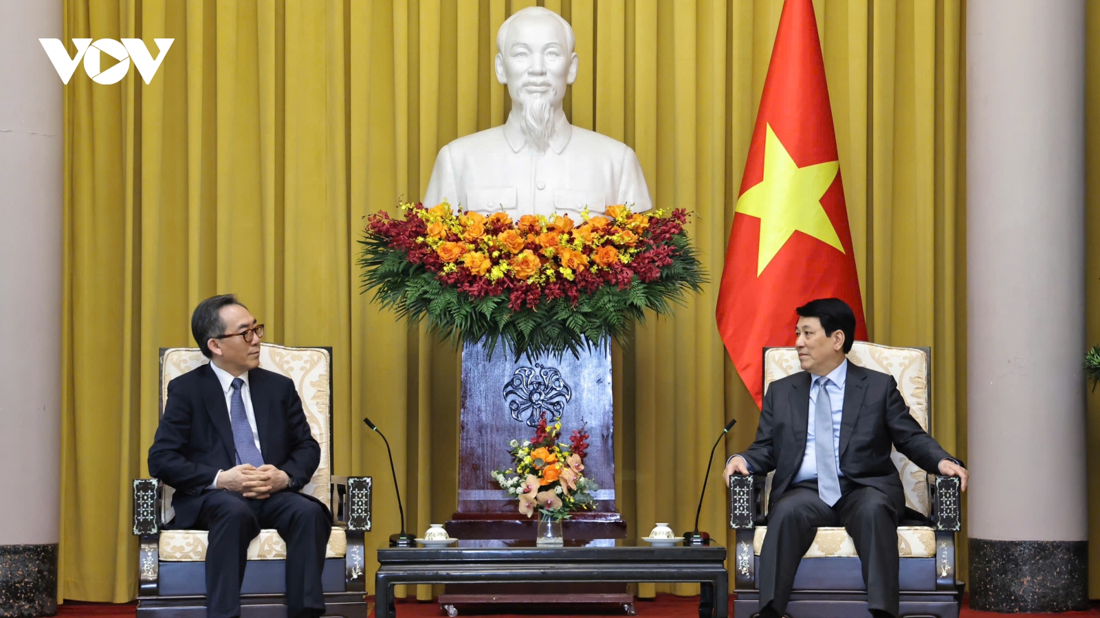 Chủ tịch nước Lương Cường tiếp Bộ trưởng Ngoại giao Hàn Quốc