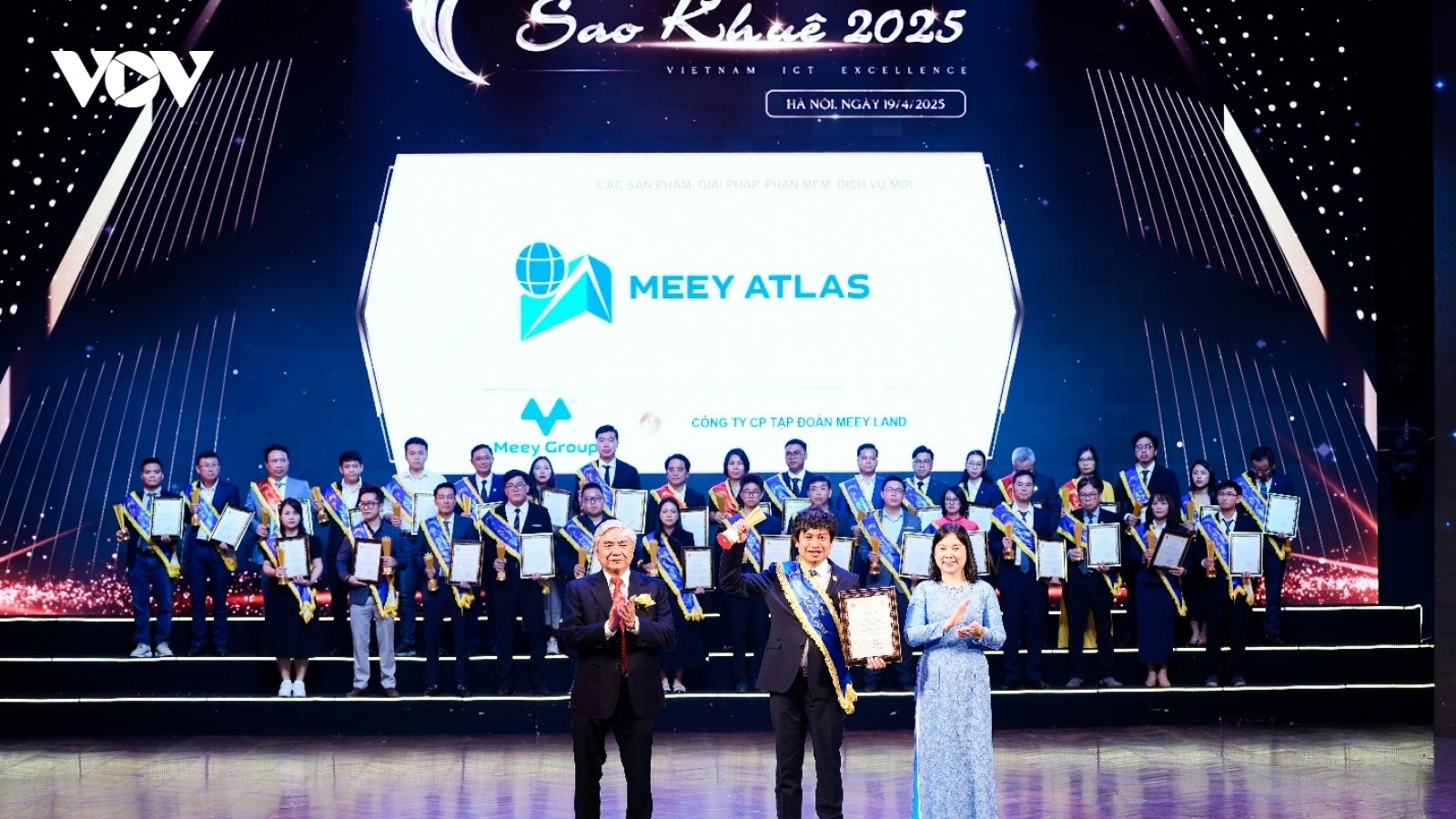 Sản phẩm bản đồ số của Meey Group vinh dự được xướng tên tại Sao Khuê 2025