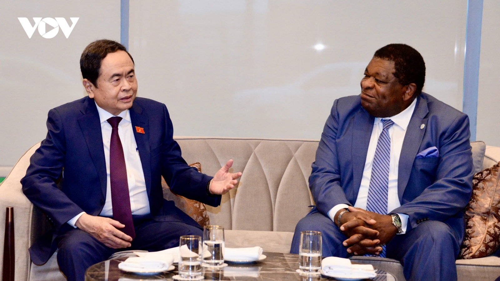 Chủ tịch Quốc hội Trần Thanh Mẫn gặp Tổng Thư ký IPU Martin Chungong
