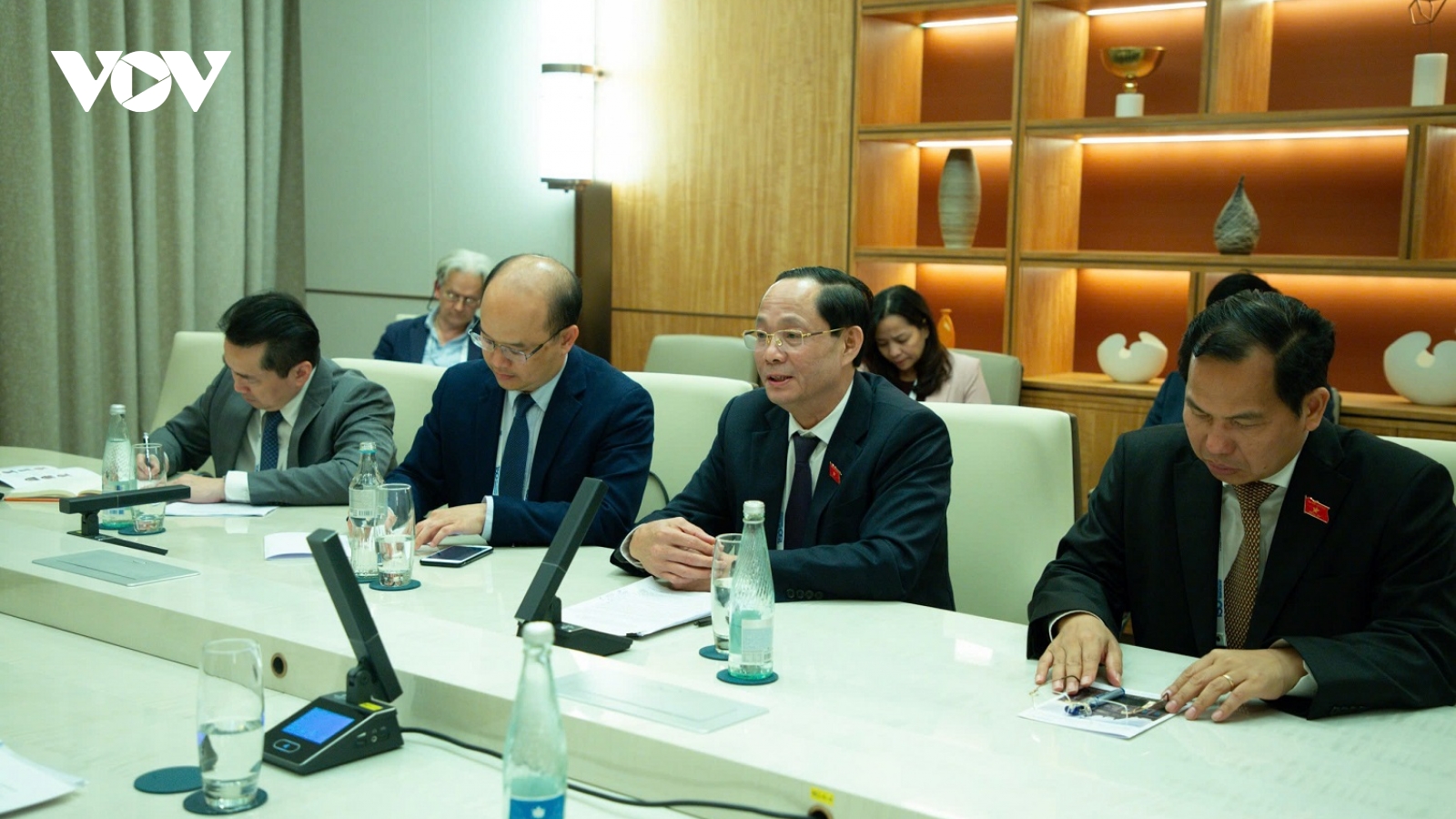 Phó Chủ tịch Quốc hội Trần Quang Phương gặp Phó Chủ tịch Quốc hội Thuỵ Điển