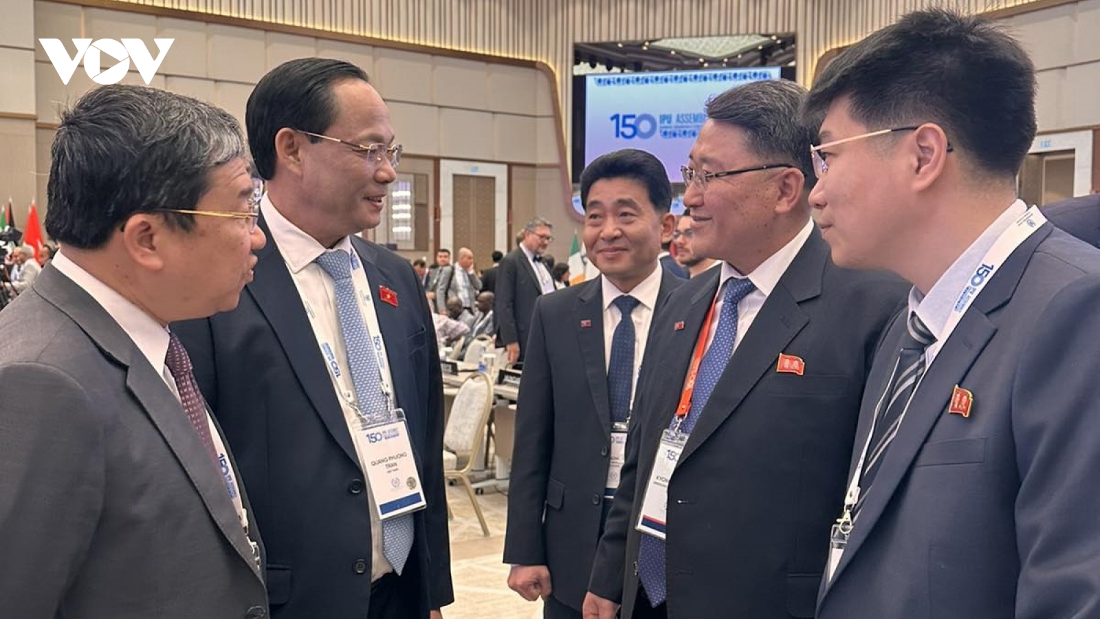 Phó CTQH Trần Quang Phương gặp Phó Chủ tịch Hội nghị Nhân dân Tối cao Triều Tiên