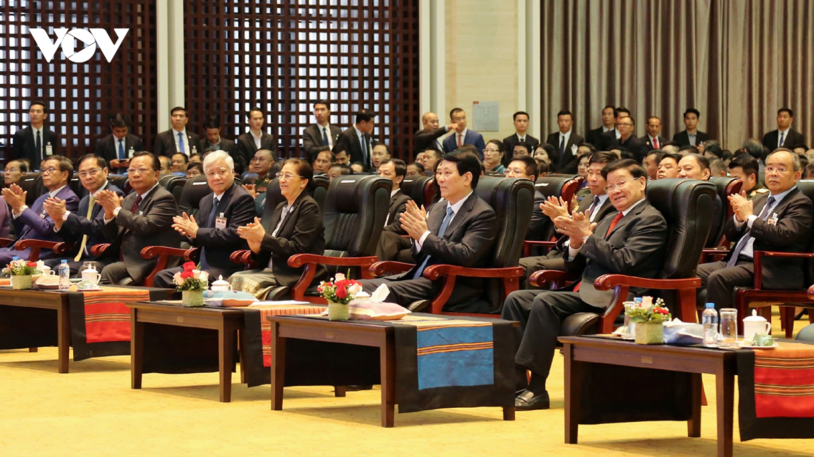 President Luong Cuong attends Vietnam–Laos Friendship Exchange in Vientiane