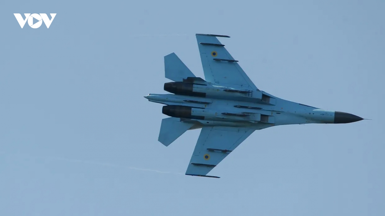 Ukraine mất tiêm kích Su-27 trong lúc chặn cuộc tấn công bằng UAV của Nga