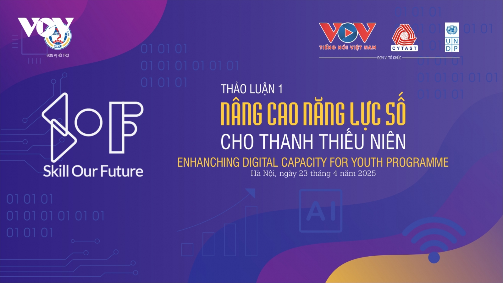 Chương trình "Nâng cao năng lực số cho thanh thiếu niên - Skill Our Future"