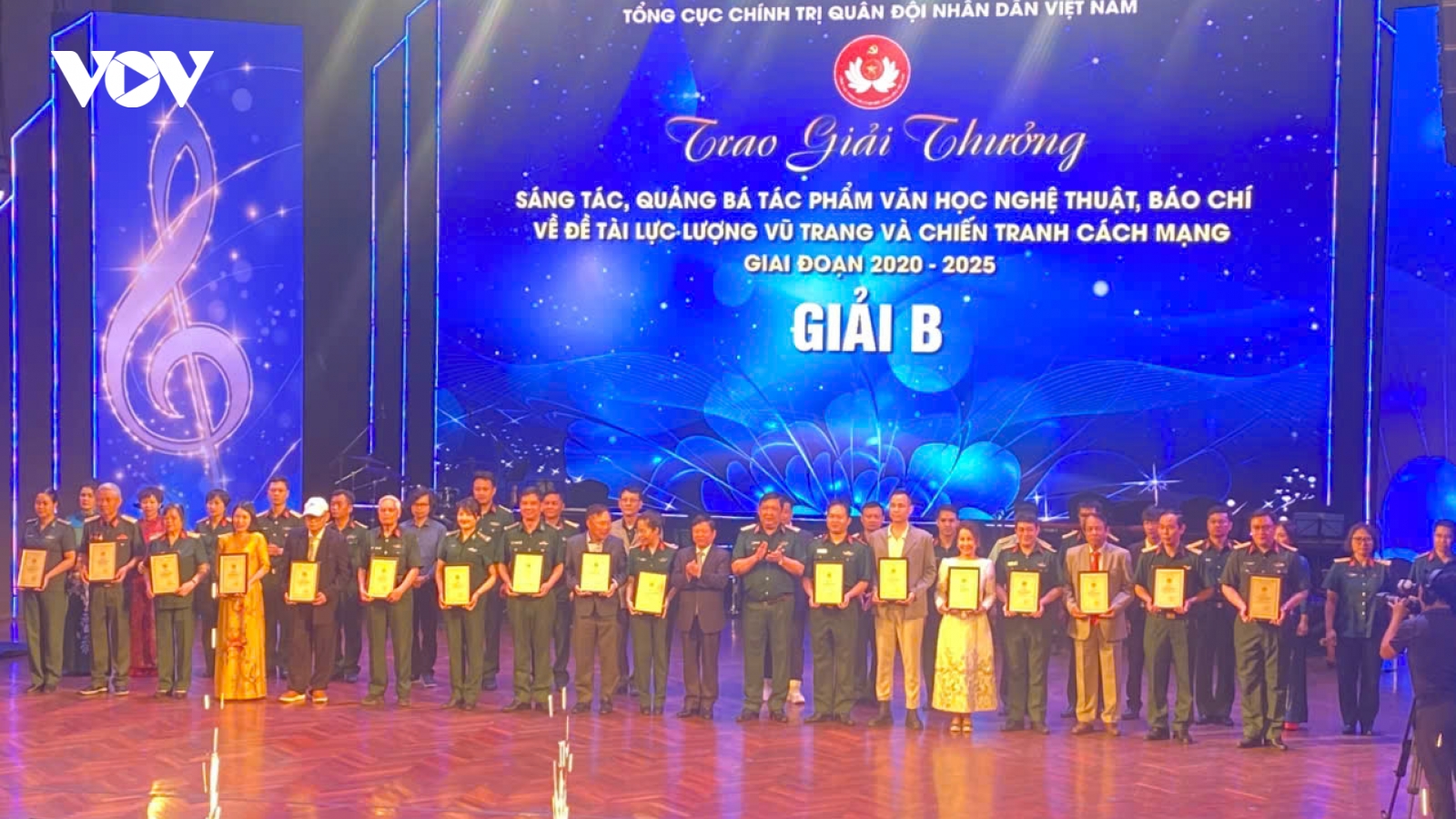 VOV đạt giải A báo chí về đề tài lực lượng vũ trang