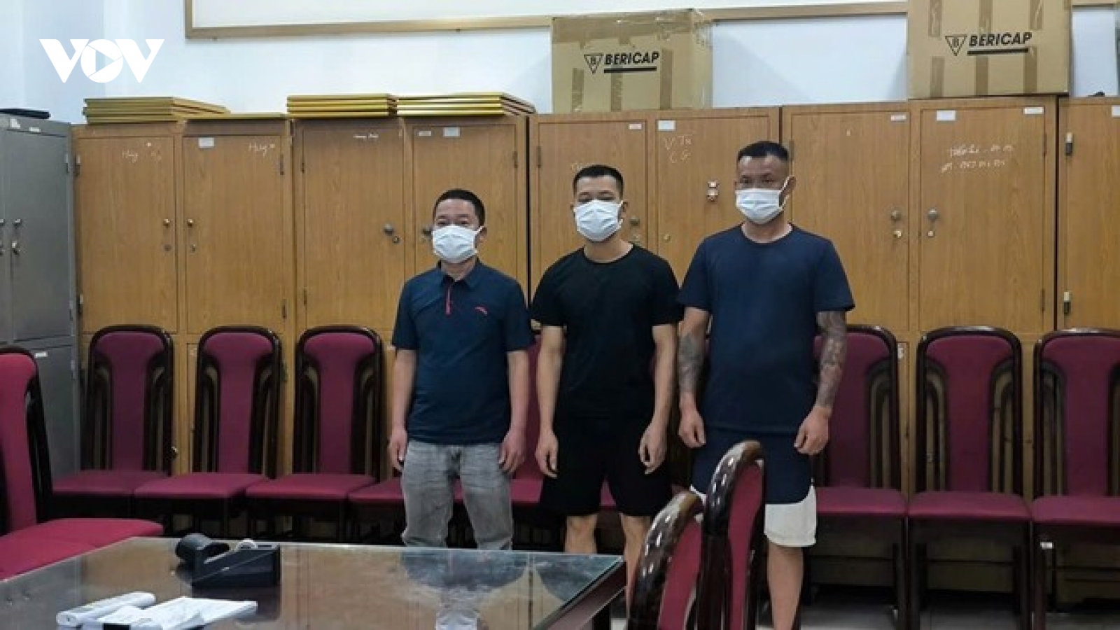 Bắt nhóm đối tượng có dấu hiệu "bảo kê" xây dựng tại quận Tây Hồ, Hà Nội