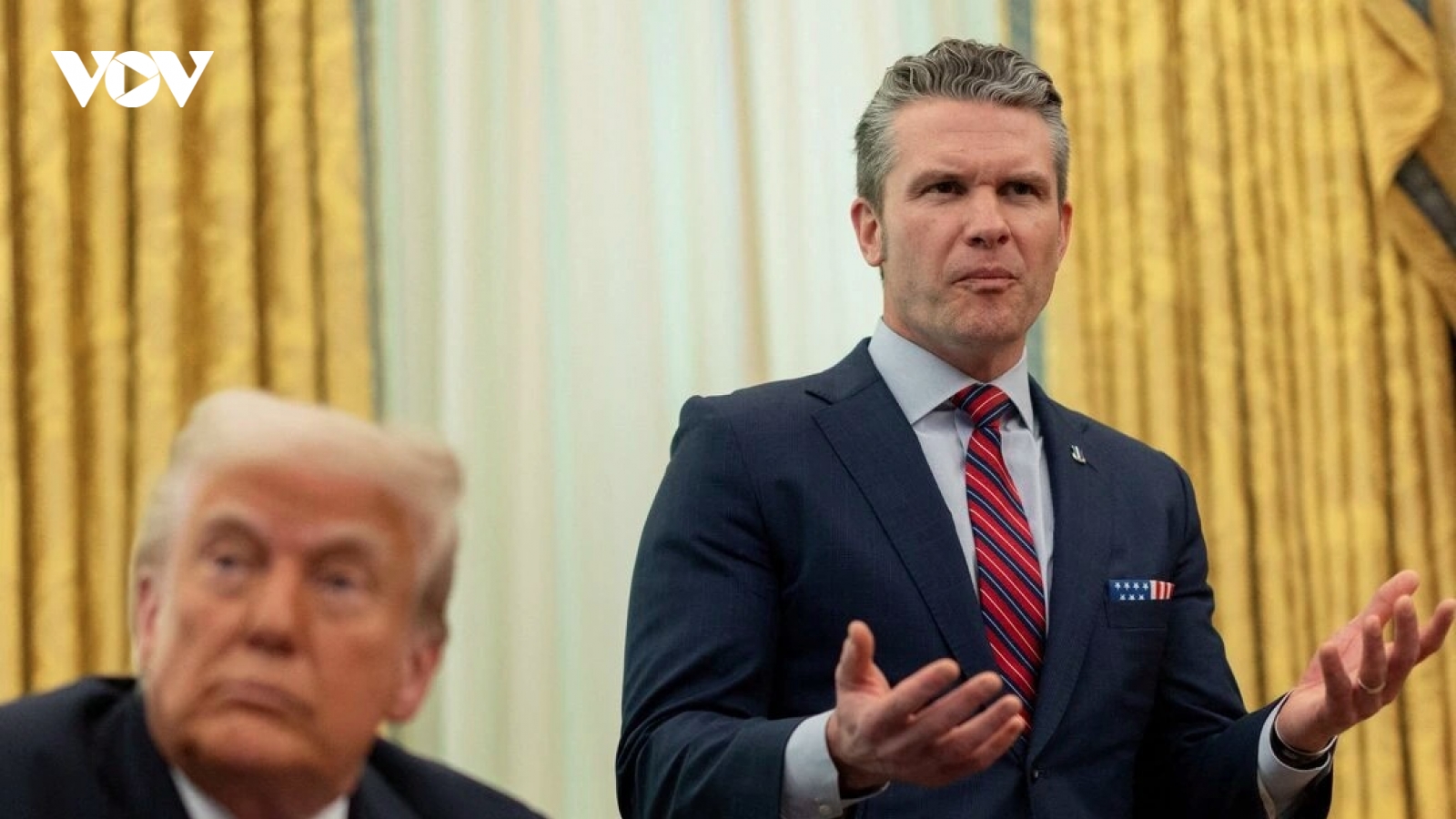 Bộ trưởng Quốc phòng Mỹ Hegseth bác thông tin ra tranh cử tổng thống