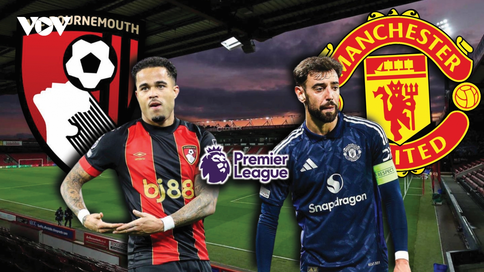 Dự đoán kết quả và đội hình ra sân trận Bournemouth vs MU