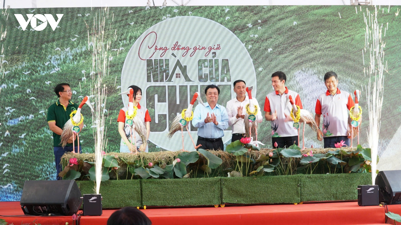 Đồng Tháp tiếp nhận 6 cá thể sếu đầu đỏ