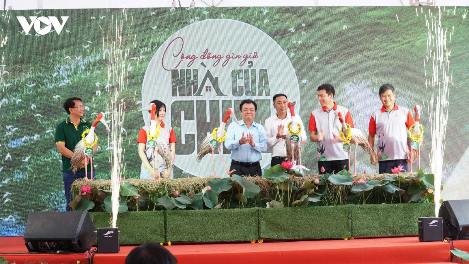 Đồng Tháp tiếp nhận 6 cá thể sếu đầu đỏ