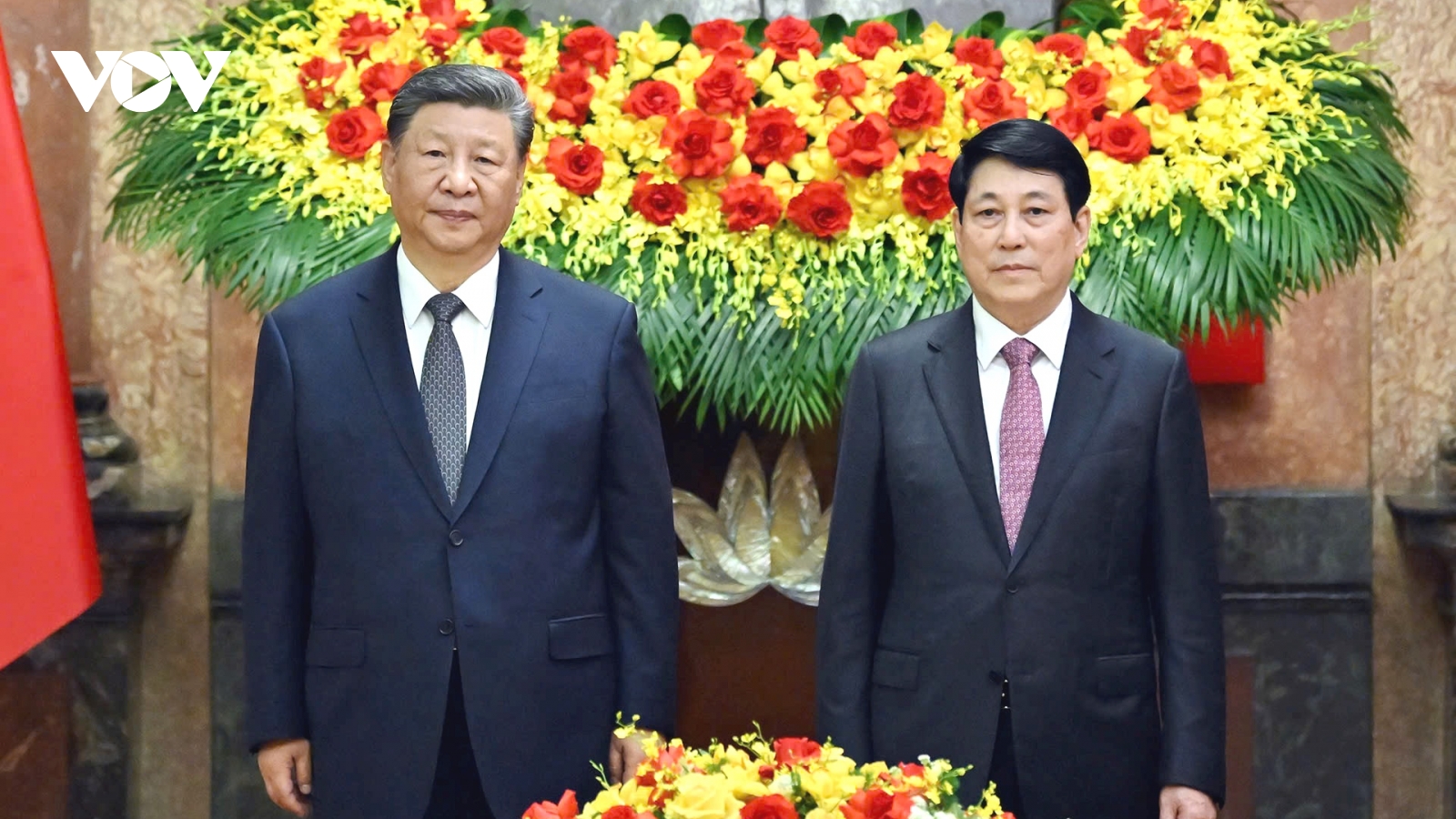 Chủ tịch nước Lương Cường hội đàm với Tổng Bí thư, Chủ tịch nước Trung Quốc Tập Cận Bình