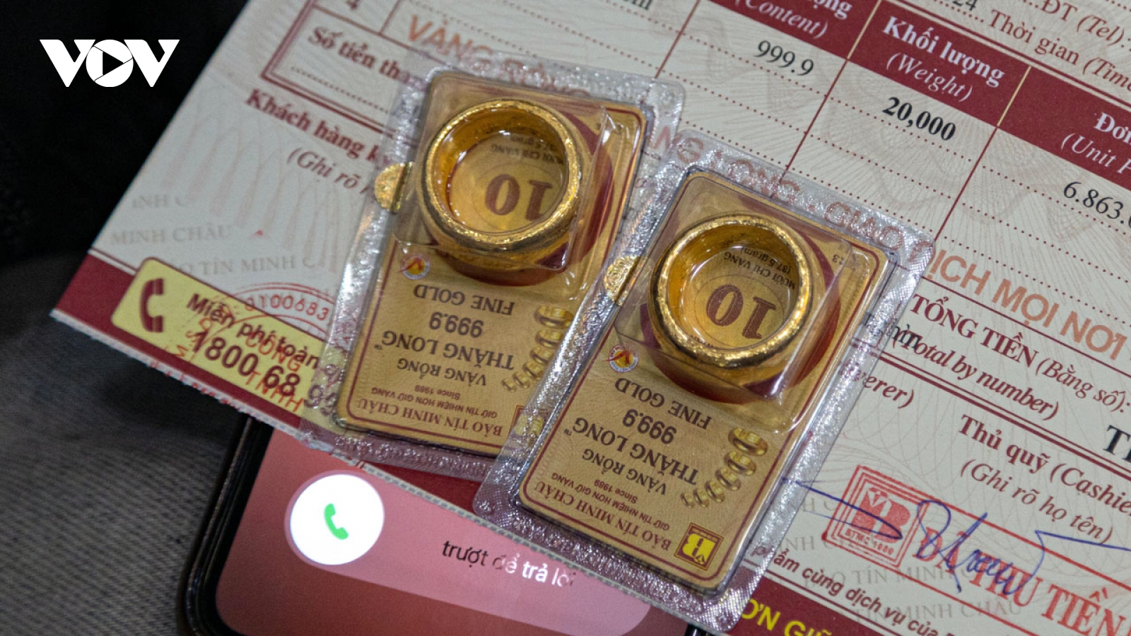Giá vàng hôm nay 24/6: Vàng trong nước đi ngang, bán ra 119,1 triệu đồng/lượng