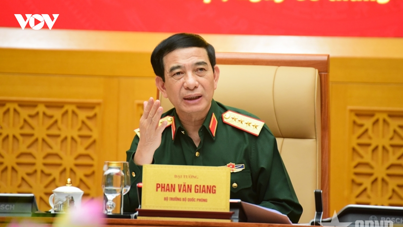 Hội nghị lãnh đạo Bộ Quốc phòng về tổ chức quân sự địa phương