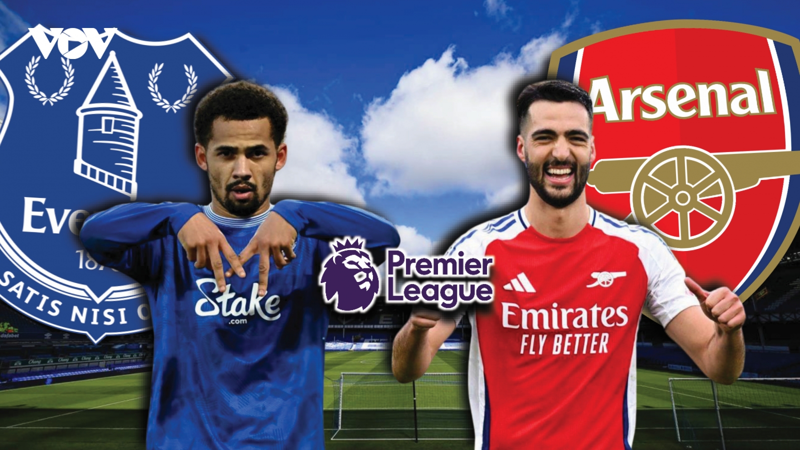 Dự đoán kết quả và đội hình ra sân trận Everton vs Arsenal