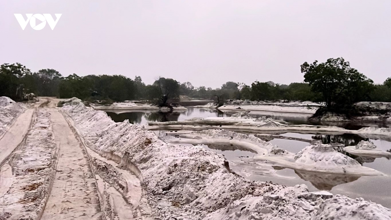 Nhức nhối tình trạng trộm cát trắng tại khu vực trang trại rú cát Quảng Điền