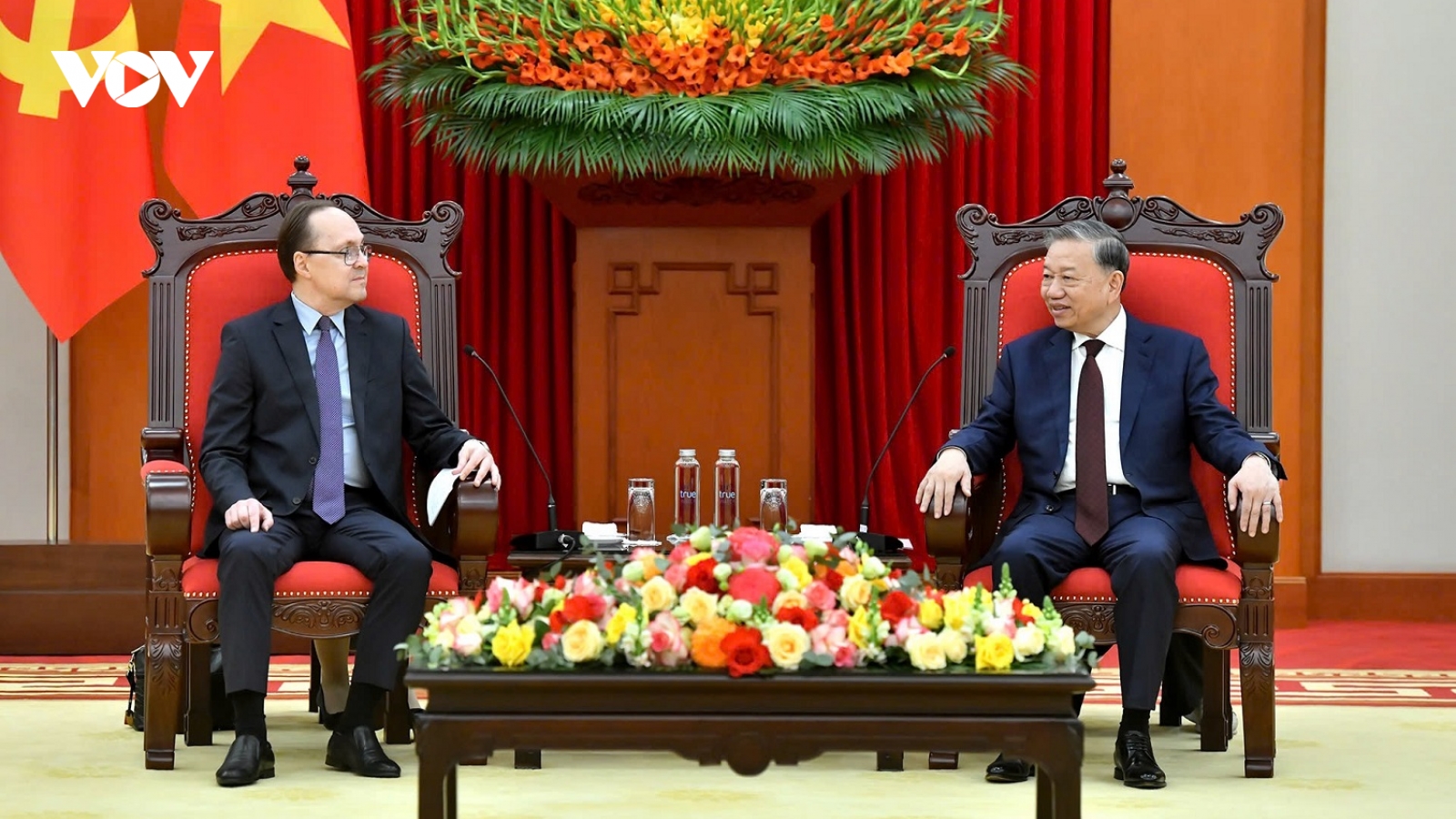 Tổng Bí thư Tô Lâm tiếp Đại sứ Liên Bang Nga Gennady Bezdetko