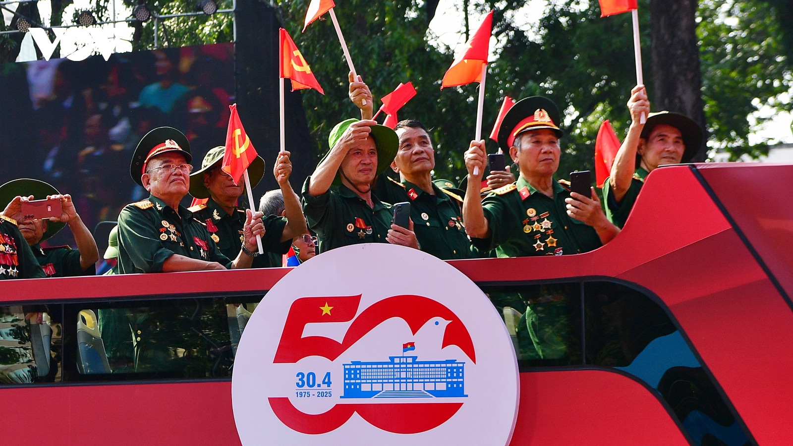 Khối diễu hành đặc biệt lần đầu xuất hiện ở lễ kỷ niệm 50 năm Ngày Giải phóng miền Nam