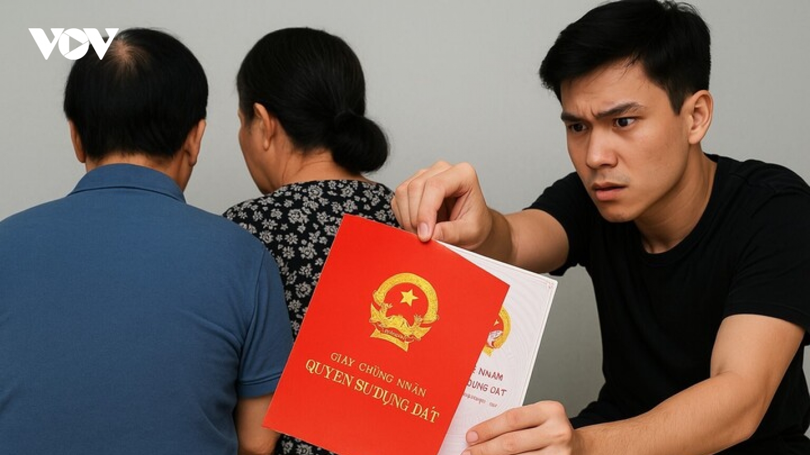 Con trai lấy trộm sổ đỏ đi cầm cố, giải quyết thế nào?