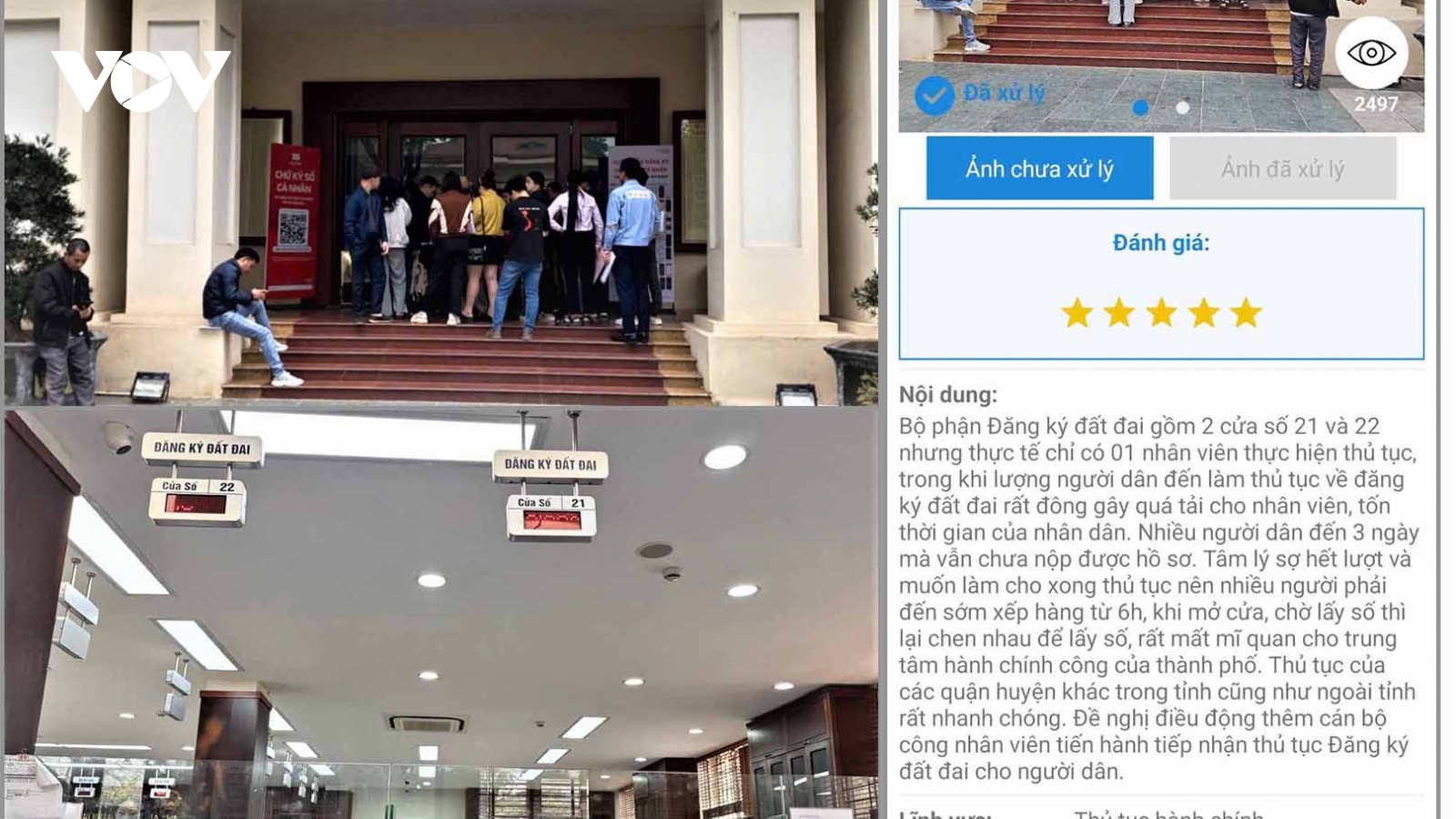 Lo không còn cấp huyện, người dân Bắc Ninh xếp hàng làm thủ tục đăng ký đất đai