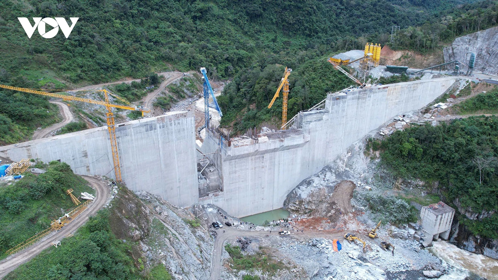 Cho phép tiếp tục thi công các hạng mục không bị sự cố tại thủy điện Đăk Mi 1