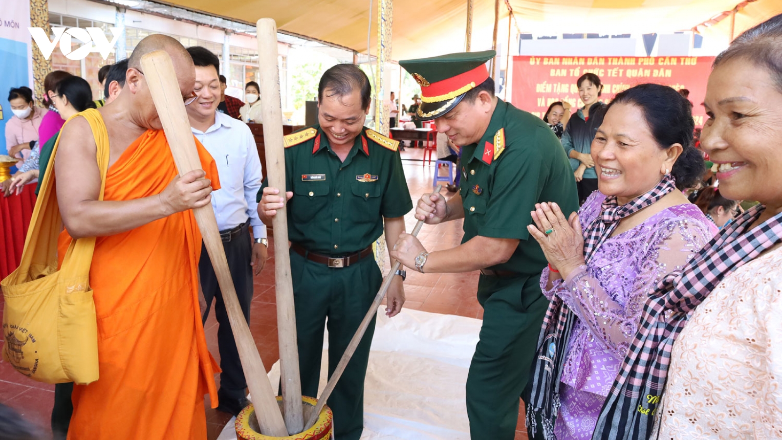 Nhiều hoạt động ý nghĩa tại Tết quân dân mừng Chôl Chnăm Thmây