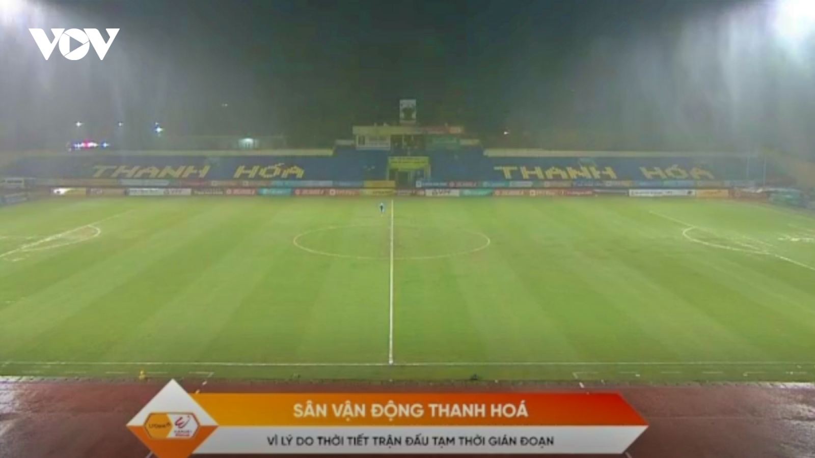 Trận đấu giữa Thanh Hóa và SLNA ở vòng 18 V-League 24/25 phải tạm hoãn